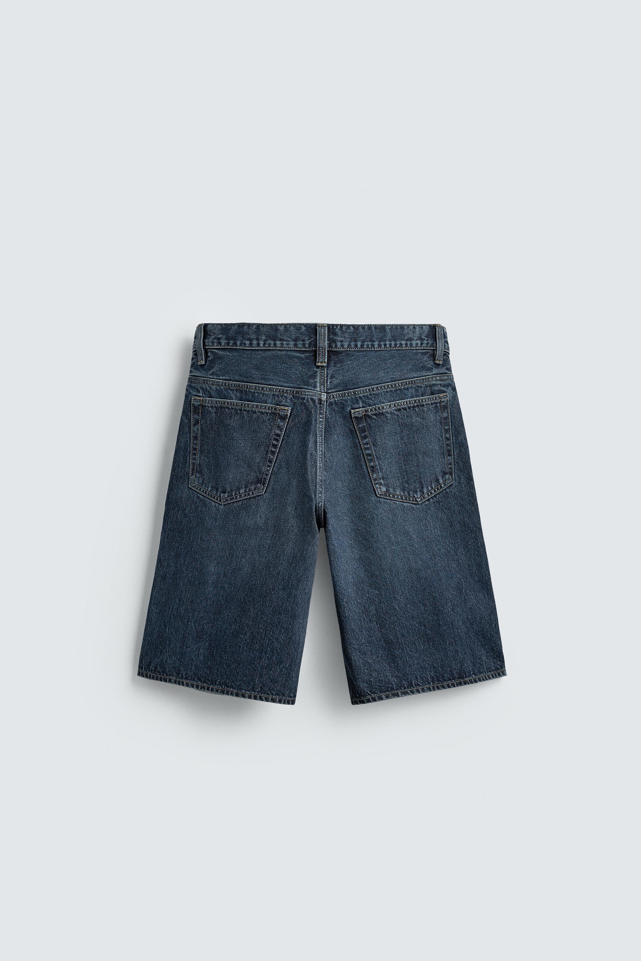 BERMUDA EN DENIM COUPE BAGGY